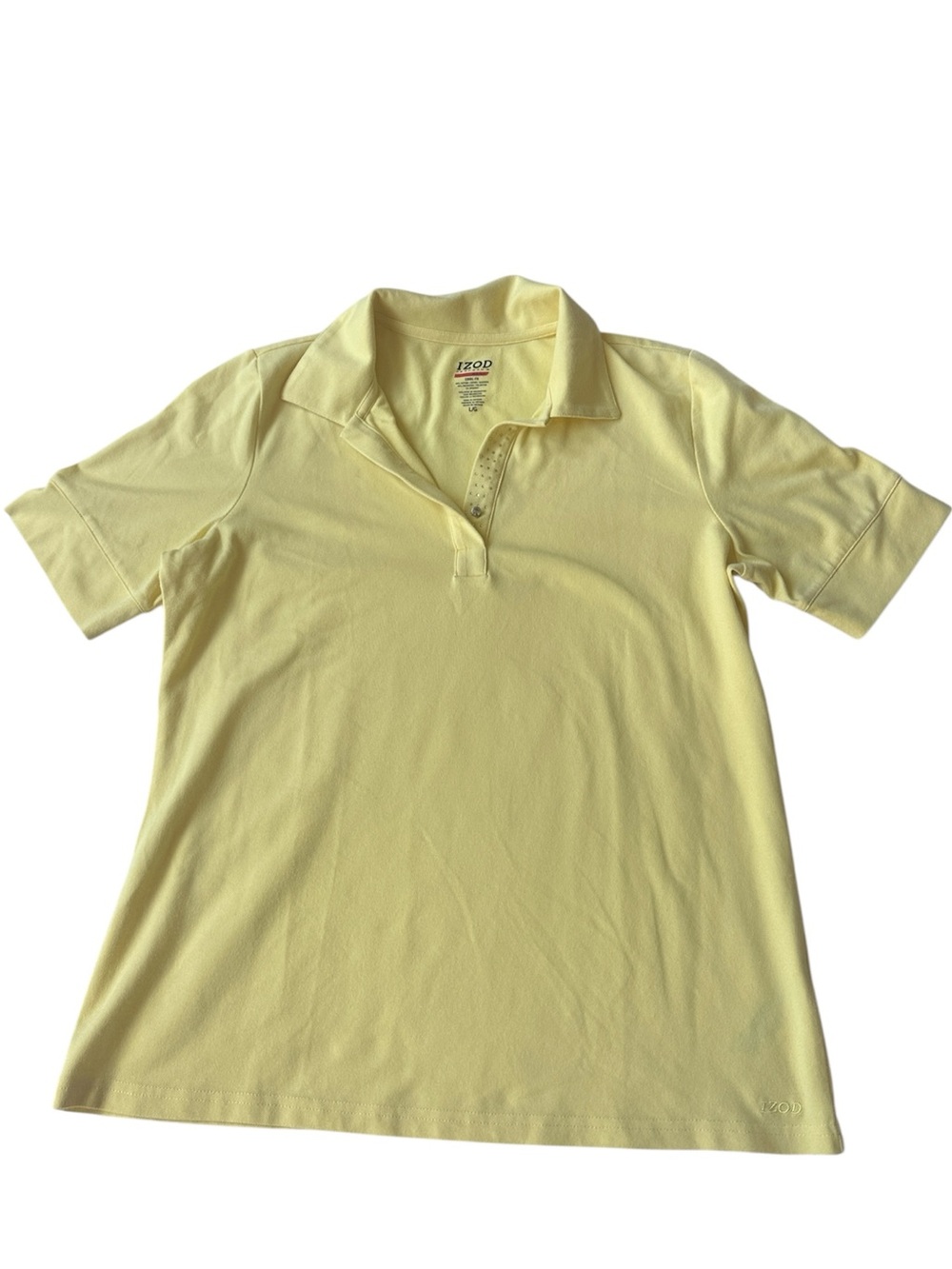 IZOD PreformX Cool-FX Ladies
Yellow Polo Golf with
Rhinestones